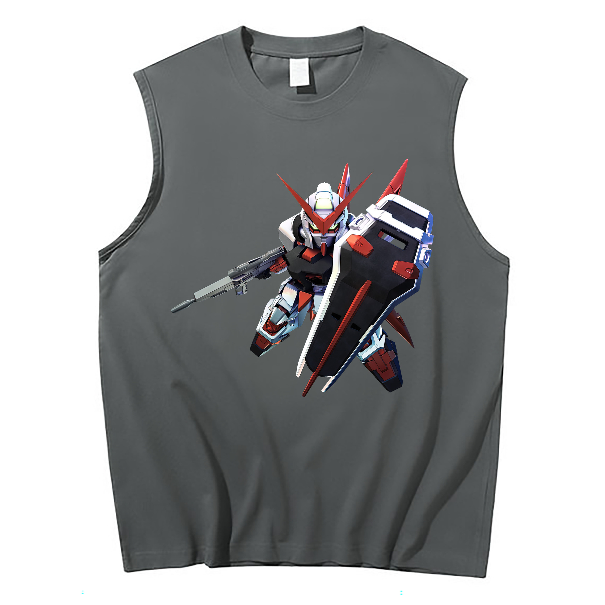 （画像用） 機動戦士ガンダム Mobile Suit Gundam コットン100％タンクトップ（フロントプリント）